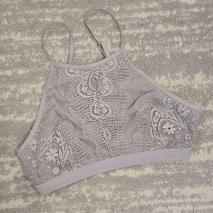 Three Bird Nest Lace Bralette in Lavender